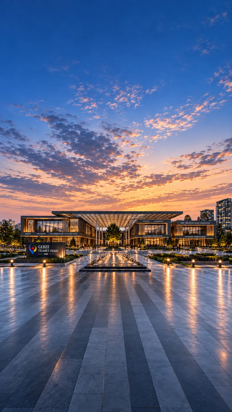The new GTO service building, entrance plaza (illustrative image, made with ai)